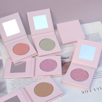 Palette de surligneur haute brillance, illuminateur pressé scintillant de luxe pour le visage, maquillage personnalisé en marque privée