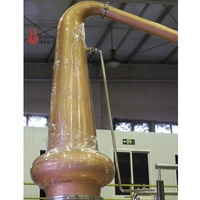 Cuivre Acier Inoxydable Vodka Gin Whisky Distillerie Équipement Cuivre Reflux Colonne Alcool Équipement