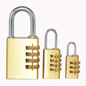 Chất Liệu Đồng Thau Kết Hợp Ổ Khóa Bằng Đồng 4 Chữ Số Mã Khóa - Product Image 1