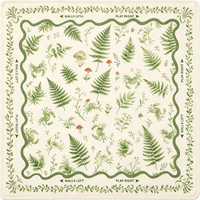Tapis de mahjong américain de plusieurs tailles, motif Blue Coast, nappe antidérapante et imperméable, résistante aux plis