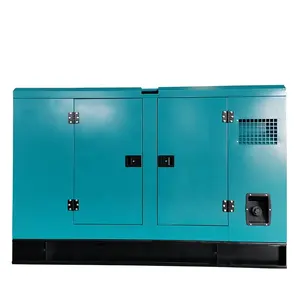 Бесшумный дизельный генератор мощностью 50 кВт и 62, 5 кВА в паре с бесщеточным генератором из чистой меди и автоматическим аппаратом