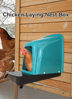 Pondoir automatique en plastique pour poules pondeuses, pour usage communautaire et local