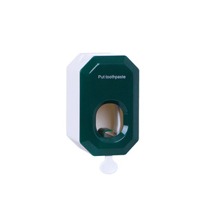 Dispensador automático de pasta de dientes, soporte de plástico para cepillos de dientes montado en la pared para baño, niños, adolescentes, de mediana edad - Product Image 5