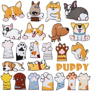 Factory Sell Iron on Embroidery Cute Cartoon Cat Dog Paw Patch for Decoration - Product Image 6