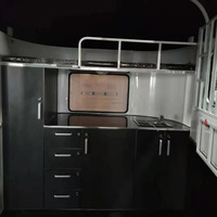 Remorque de transport de chevaux AOBOTE de luxe en aluminium pour 2 ou 3 chevaux, style rétro, avec logement, résistante à la rouille