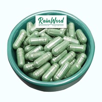 Capsules de spiruline super verte de haute qualité, certifié hackp, 500mg avec quantité minimale de commande