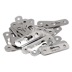 Stainless Steel Flat Hanging Hardware Rectangular Silver Picture <b>Frame</b> <b>Mounting</b> Accessories Durable Wall Hanging Parts - Product Image 1