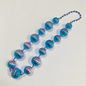 Vente chaude Jumbo Gradient Bleu Rose Mardi Gras Perles Nouveau Carnaval Big <span class=keywords><strong>Citrouille</strong></span> Perles pour <span class=keywords><strong>D</strong></span>écorations De Fête <span class=keywords><strong>Prix</strong></span> Usine - Product Image 5