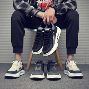 Fashion sneakers high quality <b>Waterproof</b> Pu Casual Sport Stock <b>Shoes</b> for <b>Men</b> Breathable <b>Men's</b> casual Walking <b>Shoes</b> - Product Image 6