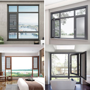 Fenêtre à battant moderne en alliage d'aluminium personnalisée avec insonorisation intégrée écran plat de balcon ouvert de plancher-usage domestique usine - Product Image 2