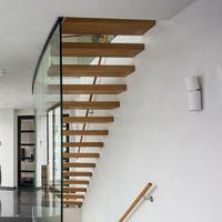 DB – escalier flottant en acier au carbone ou en acier inoxydable 304, Style moderne et populaire, pour l'amérique