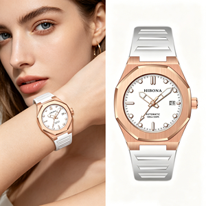 Montres-bracelets pour femmes Oem Elegance Thin Casual Sw200 Movement Waterproof, montre-bracelet à quartz pour hommes - Product Image 5