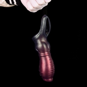 Funda de Silicona para Pene NNSX con Anillo de Silicona con Forma de Nudo Animal, Anillo para Pene, Alargador de Pene, Retrasador de la Eyaculación para Hombres Adultos, Juguetes Sexuales - Product Image 5