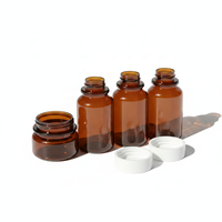 Ensemble de flacons cosmétiques vides en PET 30g/40ml/80ml/100ml avec pompe sans air pour sérum/lotion de soin de la peau, logo personnalisé, OEM, vente en gros