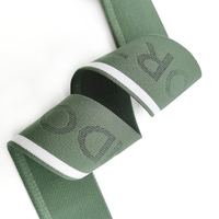 Sous-vêtements pour homme en polyester/nylon, boxer à ceinture élastique, logo 3D jacquard, sangle personnalisée en relief