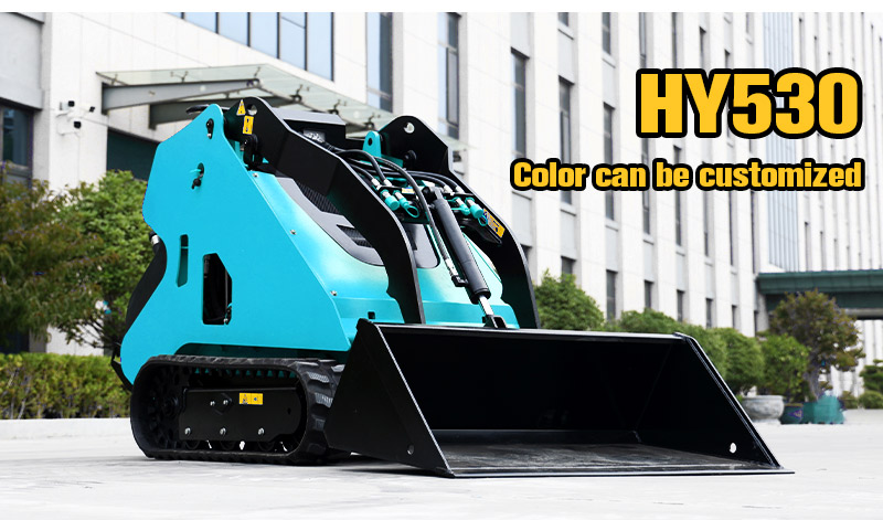 Fast Delivery Cheap Skid EPA Engine Wheel Loader Skid Steer Loader Attachment HY380 Mini Skid Steer Diesel Loader Free Shipping