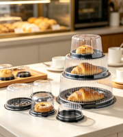 Beste Guard Custom Blister FDA Transparante Recyclebare PET Voedselveilige Wegwerp Plastic Taartverpakking Bakkerij Patisserie Koepel