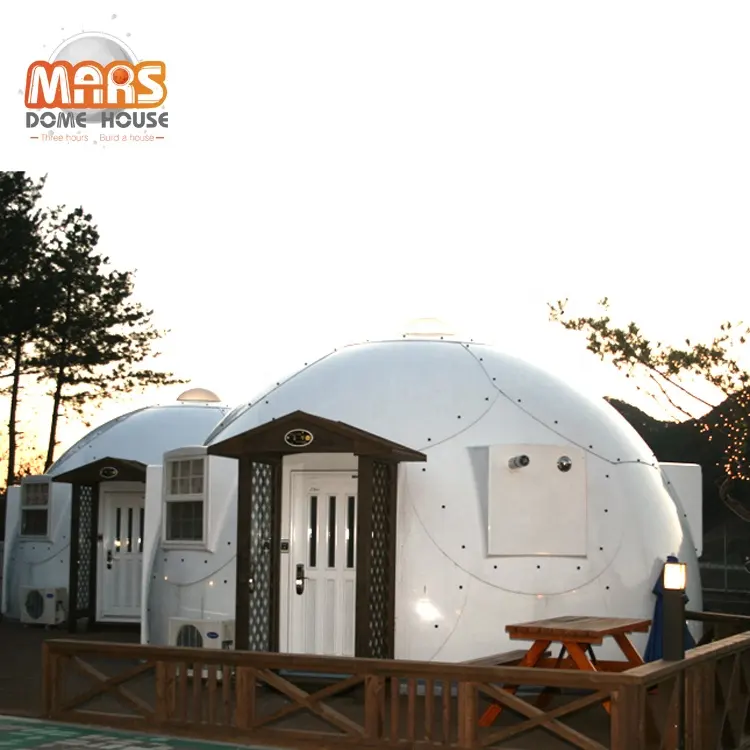 Low cost prefab tiny dome home for granny houses