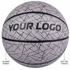 Pallone da Basket in Gomma Aiju Taglia 7, Logo Personalizzato, Resistente, per Allenamento all'Aperto, Adatto a Tutte le Superfici, Balones De Baloncesto all'Ingrosso - Product Image 2