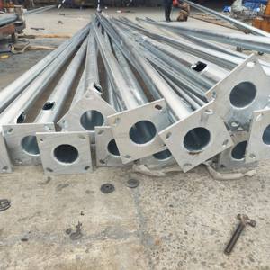 เสาไฟถนนเหล็กชุบสังกะสี แบบแขนเดี่ยวและแขนคู่ ขนาด 4ม. 5ม. 6ม. 7ม. 8ม. 9ม. 10ม. 12ม. ราคาโรงงาน - Product Image 3