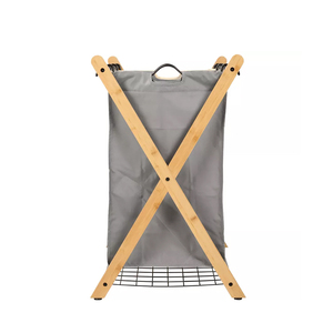 Cesta de lavandería de plástico plegable OEM y ODM de fábrica, cesta de lavandería, 3 compartimentos, tabla de planchar con cesta de lavandería - Product Image 4