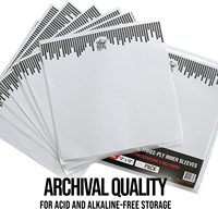 Protection antistatique Premium couvre les pochettes intérieures des disques vinyles pochettes de disque transparentes pour votre collection d'albums vinyles LP de 12 ".