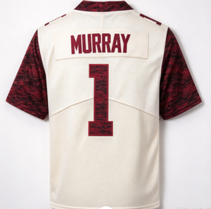 Camiseta de Fútbol Americano de los Oklahoma Sooners # 44 Bosworth # 10 Mateer # 1 Murray # 32 Perine # Colección universitaria cosida para hombre 28 Peterson - Product Image 3