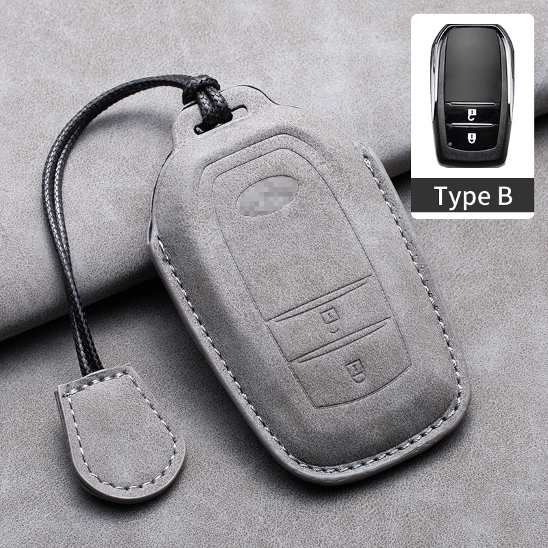 Type B สีเทา + สายหนัง