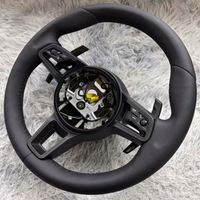 Volant en cuir marron en gros pour Porsche Panamera Cayenne Macan 718 Boxster Cayman 996 911 981 958 991