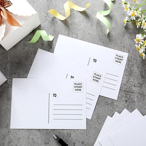 Customizable Blank <strong>Postcard</strong> 300GSM White Cardstock For Printing Mailing Birthday Thank You Business Greetings - Product Image 4