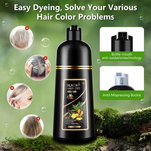 Shampoo Colorante per <span class=keywords><strong>Capelli</strong></span> <span class=keywords><strong>a</strong></span> Prezzo di Fabbrica, Crema <span class=keywords><strong>a</strong></span> Base di Erbe Delicata Non Irritante, Trattamento per il Cuoio Capelluto Semi-Permanente Senza Ammoniaca per Tutti i Tipi di <span class=keywords><strong>Capelli</strong></span> - Product Image 5