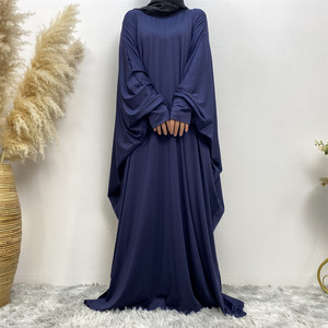 6210 # moda musulmana abito Casual abito da donna Islam Maxi Kaftan Jilbab Ramadan tinta unita abito arabo <span class=keywords><strong>abiti</strong></span> da preghiera - Product Image 6