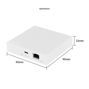 Passerelle Wi-Fi filaire en plastique Golden Security Tuya Matter avec écran de contrôle via application <2 pouces, compatible <span class=keywords><strong>Google</strong></span> <span class=keywords><strong>Assistant</strong></span> pour la maison intelligente - Product Image 2