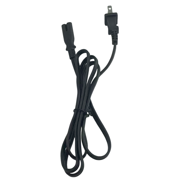 Power Cords Two-plug 8-character Tail AC Power Adapter 2-core Flat Power Cord Cable for Computer Audio
