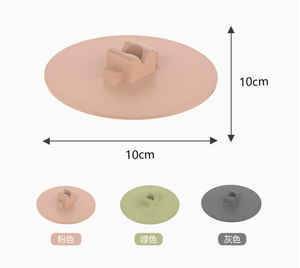Couvre-gobelet en silicone de qualité alimentaire avec trou pour paille, couvercle universel multifonction anti-poussière et anti-fuite - Product Image 2