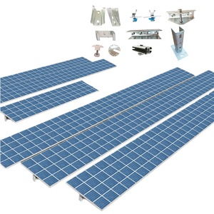 Système de montage au sol en tuyaux de structure galvanisés ERW Zn-Al-Mg résistants au vent et à la neige pour projets d'énergie solaire avec service de découpe - Product Image 2