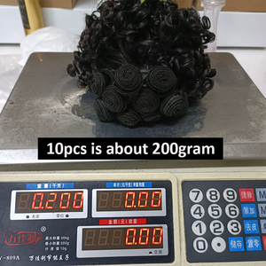 Letsfly Fumi - Paquetes de Cabello Ondulado Suelto de 12 Pulgadas, Cabello Humano Virgen Natural 100%, 40 Piezas, 800 Gramos, Extensiones de Cabello Suave para Mujer Negra - Product Image 4