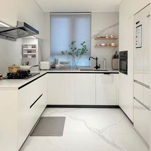 Gabinetes de Cocina Personalizados para Toda la Casa a Buen Precio, Modelo Moderno, Juego de Gabinetes de Cocina Modulares, Gabinetes de Almacenamiento para Cocina - Product Image 1