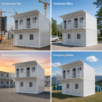 Casa Contenedor Prefabricada Desmontable de 20 pies, Diseño Moderno y Personalizado, Panel Sándwich, Oficina, Supermercado, Hogar, Bar