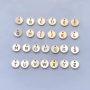 A2924 Fine Stretchy Beaded Bracelet14k Gold Filled Jewelry Letter Charms Pulseras para Mujeres hombres <span class=keywords><strong>Amistad</strong></span> - Product Image 6