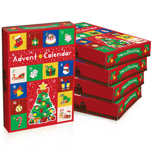 Boîte aveugle vide à 24 grilles Emballage cadeau <span class=keywords><strong>de</strong></span> Noë<span class=keywords><strong>l</strong></span> <span class=keywords><strong>Calendrier</strong></span> <span class=keywords><strong>de</strong></span> <span class=keywords><strong>l</strong></span>'<span class=keywords><strong>Avent</strong></span> Push Pop <span class=keywords><strong>de</strong></span> Noë<span class=keywords><strong>l</strong></span> - Product Image 6
