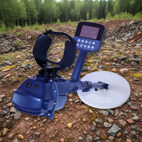 Détecteur de métaux professionnel portable et compact, détecteur de trésors sensible, détecteur de métaux portatif pour l'exploitation minière