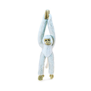 E784 đuôi dài trắng sóc khỉ sang trọng bán buôn ODM siêu mềm Cuddly Deluxe Furry Critter nhồi đồ chơi Plush Trắng Khỉ - Product Image 2