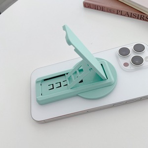 Magnetic Phone <b>Stand</b> Adhesive Foldable <b>Desktop</b> Holder Soft Rubber Multi Color For Office Use - Product Image 2