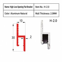 Lourd  Profilé en alliage d'aluminium anodisé pour cadre de boîte lumineuse, sur mesure pour grandes boîtes lumineuses publicitaires