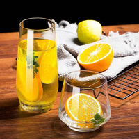 Verres à Mojito Ronds en Verre Transparent de Haute Qualité en Gros – Verres Highball Créatifs pour Cocktails, Café et Eau