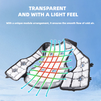 Gilet de refroidissement personnalisé OEM réutilisable et respirant en PCM pour travaux extérieurs et travaux à haute température