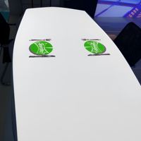 Espacio Inmersivo Interior, Proyector Holográfico 3D, Mesa de Comedor Interactiva