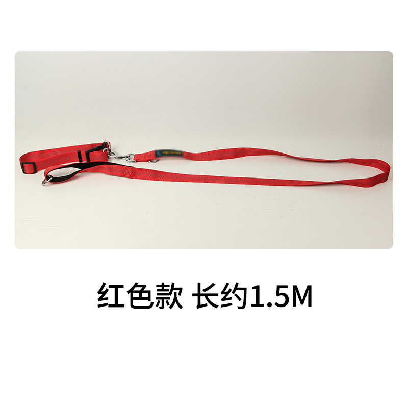 Fire dog quick-release leash set