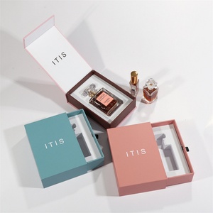 Recyclable Material Custom Digital Printing Rigid Paperboard Jewelry Boxes Packaging With Drawer for <b>Rings</b> Wallet Perfume - Product Image 2